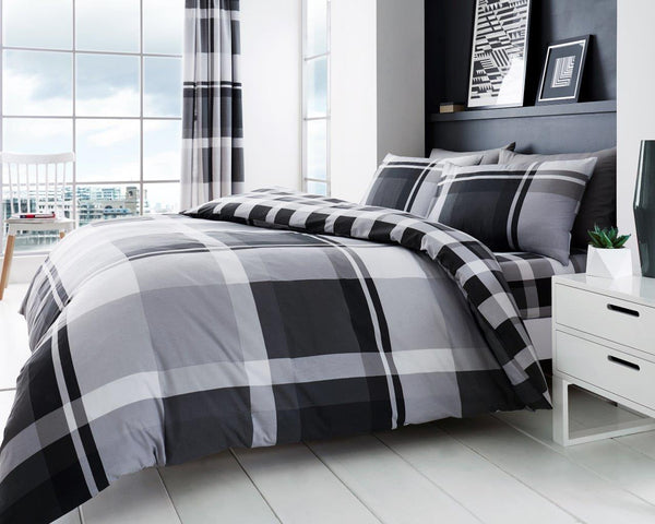 Waverly Check Printed duvet set